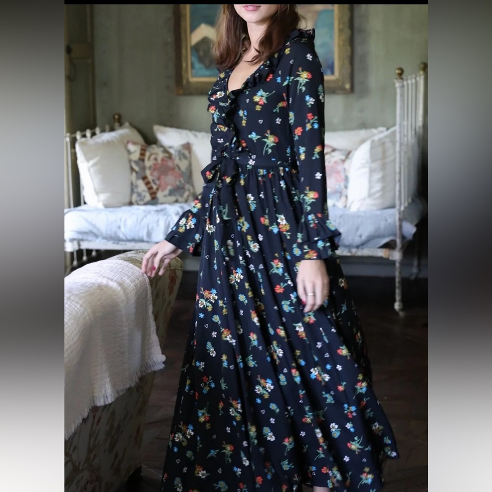 Mille cosima dress in bouquet, size XS